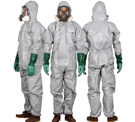 杜邦Tychem F級防酸堿防護(hù)服化工有機(jī)溶劑隔離防化服